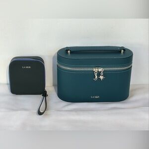 LA MER CELESTIAL MEDIUM VANITY CASE W/ COSMETIC BAG/WRISTLET CASE NEW !!!